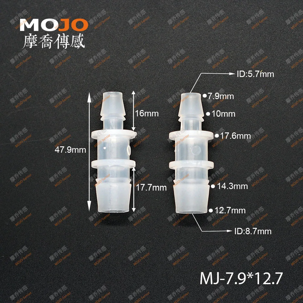2020 MJ-S7.9x12.7(10pcs/lots) PP Reducing Straght type barbed water fitting connectors | Обустройство дома