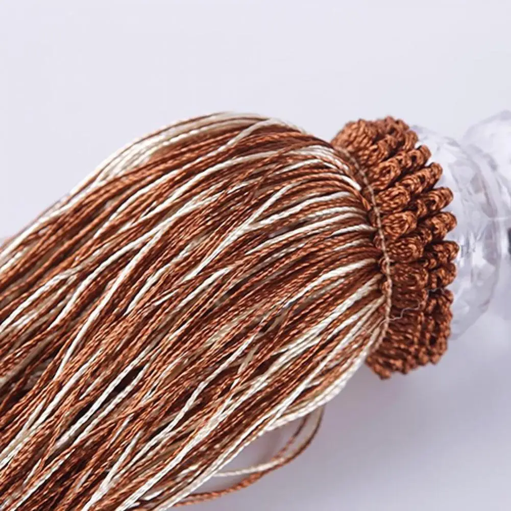 

Home Decor 1 Pair Tassel Beaded Tiebacks Window Curtain Fringe Tie Curtains Buckle Rope Room Accessories