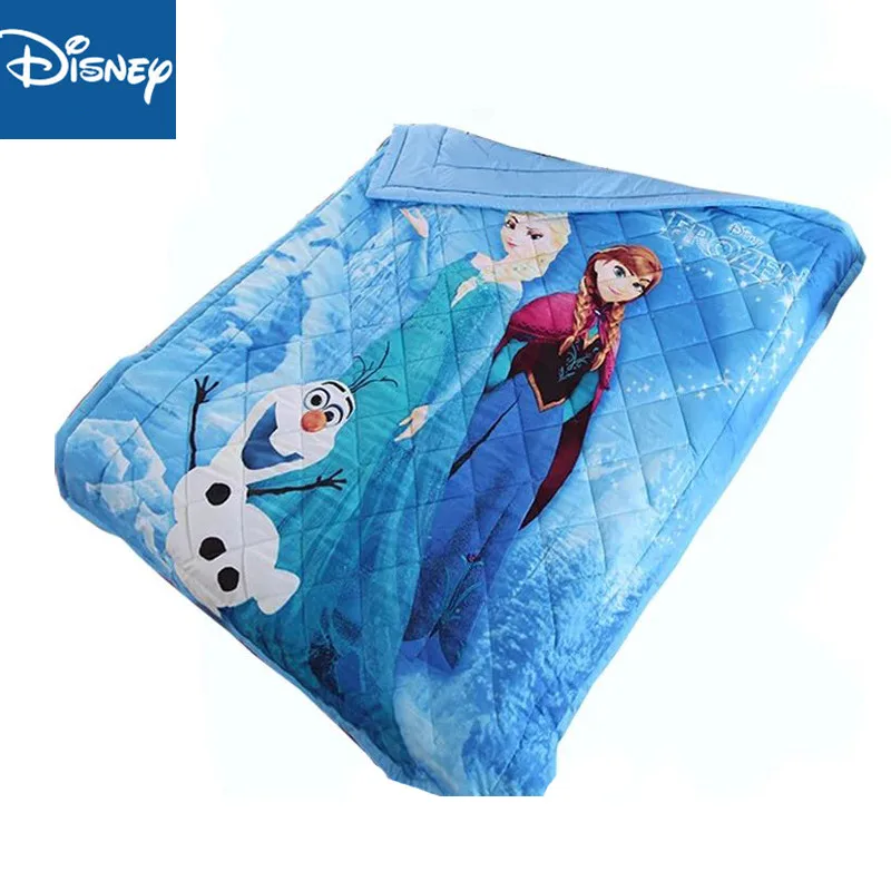 Frozen Elsa Anna thin comforter disney 3d Cartoon summer quilt cotton cover child boy bedroom decor soft blanket girl bedspread | Дом и сад