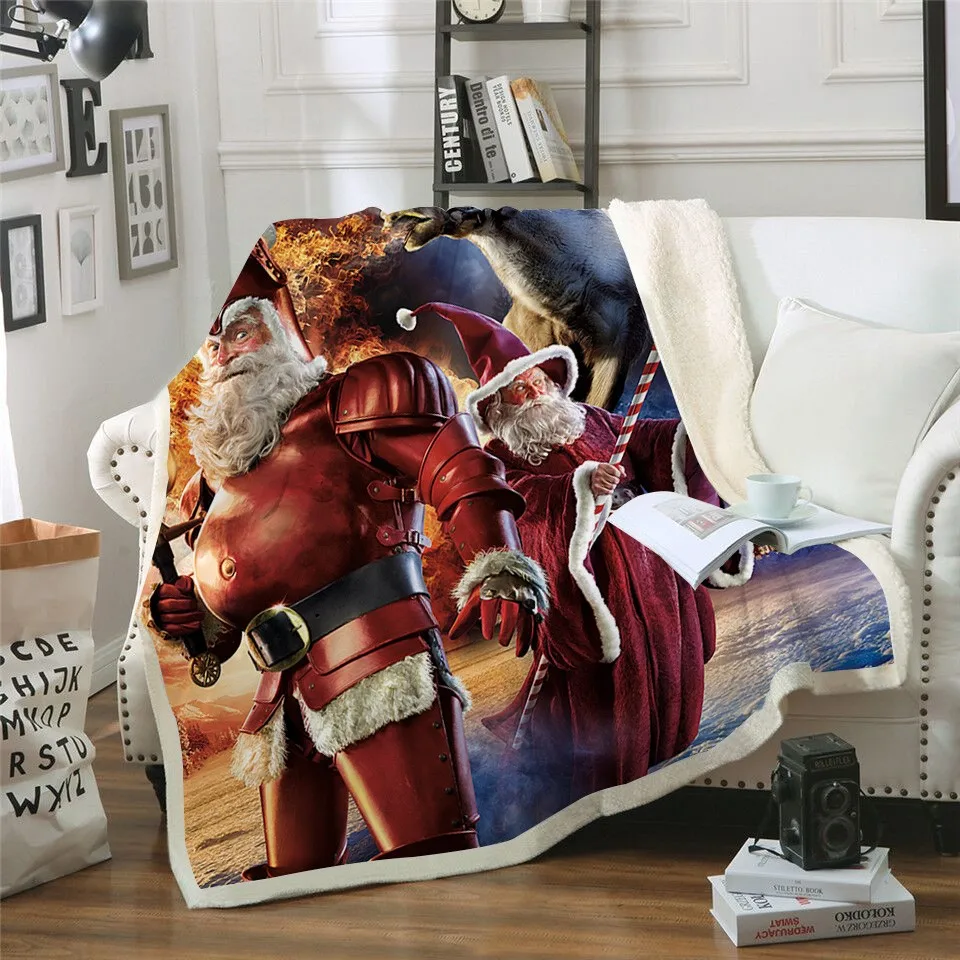 

Hot Sell Sherpa Fleece Blanket Fashion Christmas Adult Cover Sofa Home Throw Blanket Harajuku Animal Bedspread Drop Ship