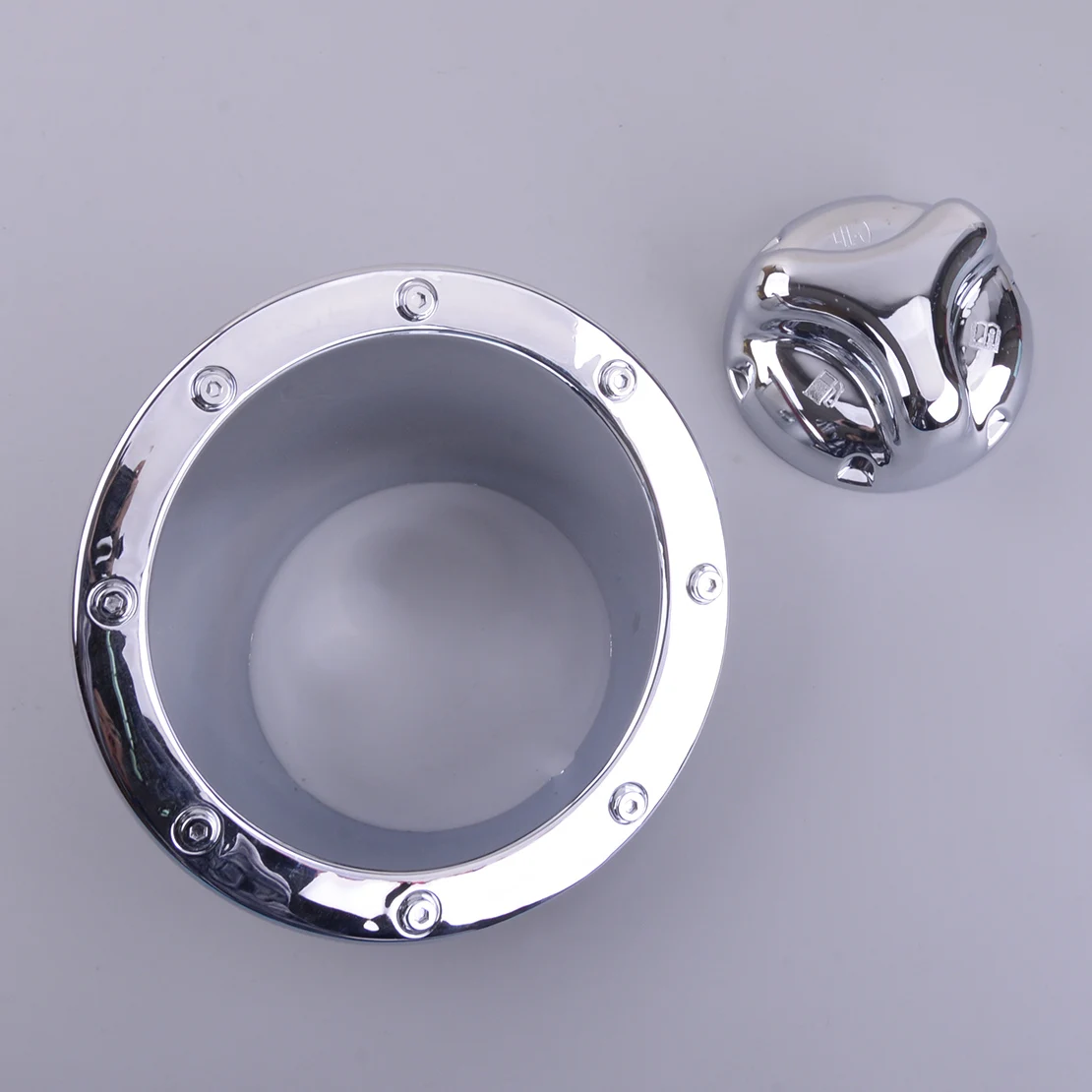 

2Pcs/Set Car Gas Tank Cover Fuel Door Lid Bezel Cap Moulding Trim Styling Fit For Hummer H3 2006 2007 2008 2009 2010