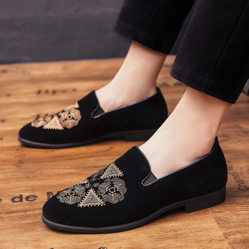 

Men's Loafers Men's Loafers Big Size Old Skool Shoes Oxford Leather Shoe Casual For Men Mens Fashion Black Luxury Formal