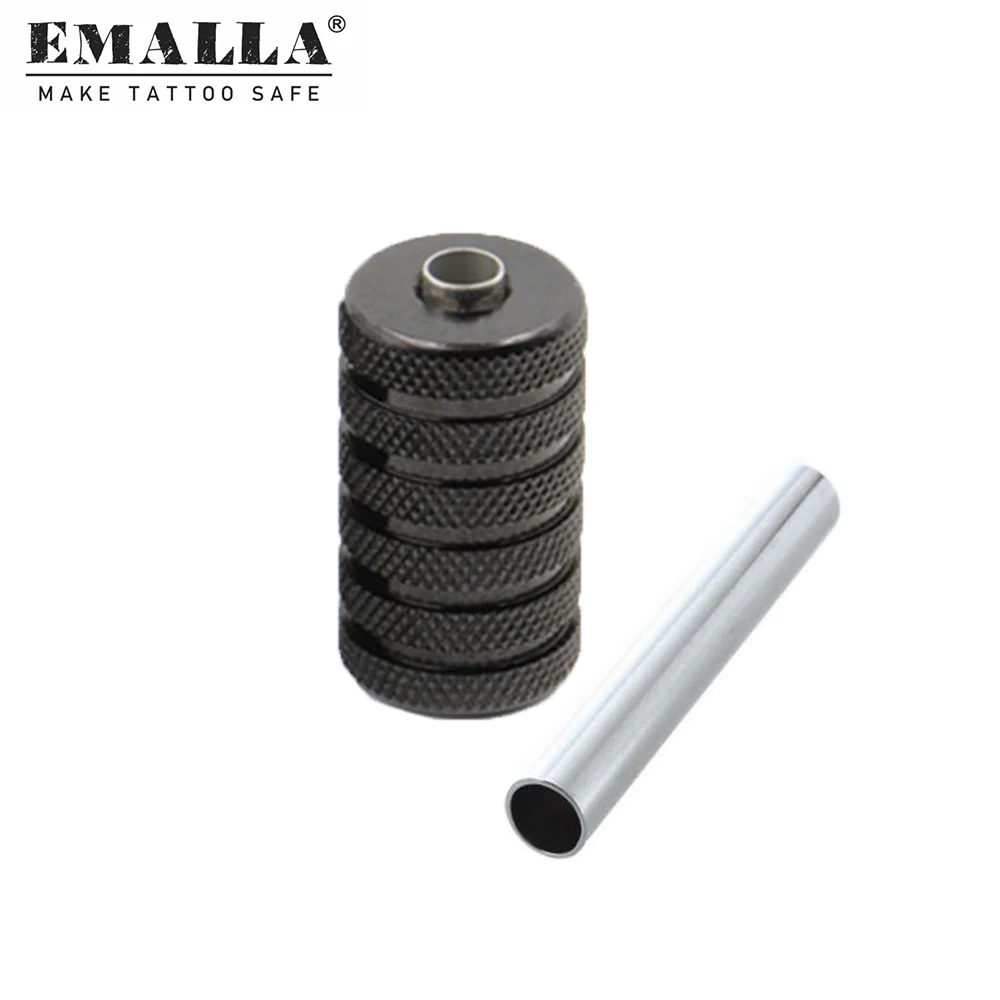 2 шт. черный 25 мм алюминиевый сплав ручки татуировки ручка для пистолетов трубки