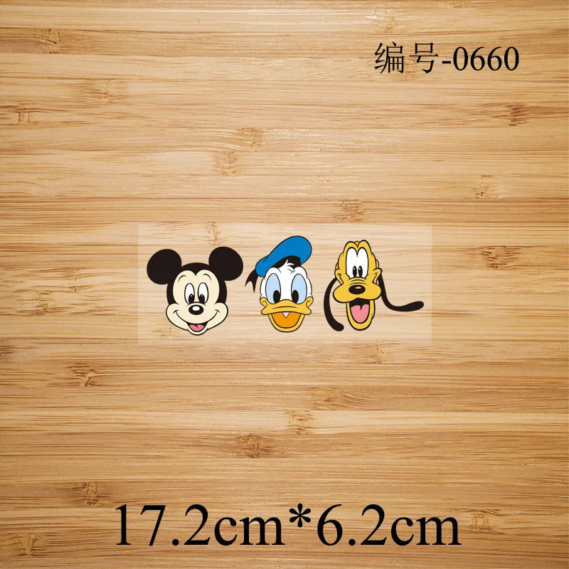 

Mickey Minnie Mouse Iron on Transfers Clothing Patches DIY Sewing Clothes Bag Decration Disney Cartoon Sticker Kid Child Gift