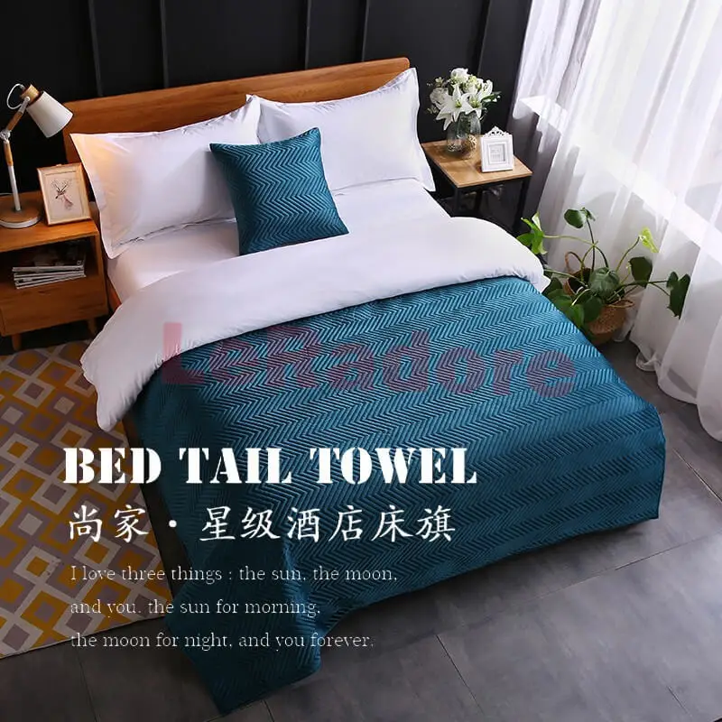 Роскошное постельное белье и шарфы для отелей на заказ Полиэстер Хлопок