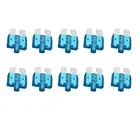 10 шт. 15 а среднего размера, автомобильные планшеты для страховки автомобиля, средний предохранитель с лампой, автомобильные вставки, предохранители