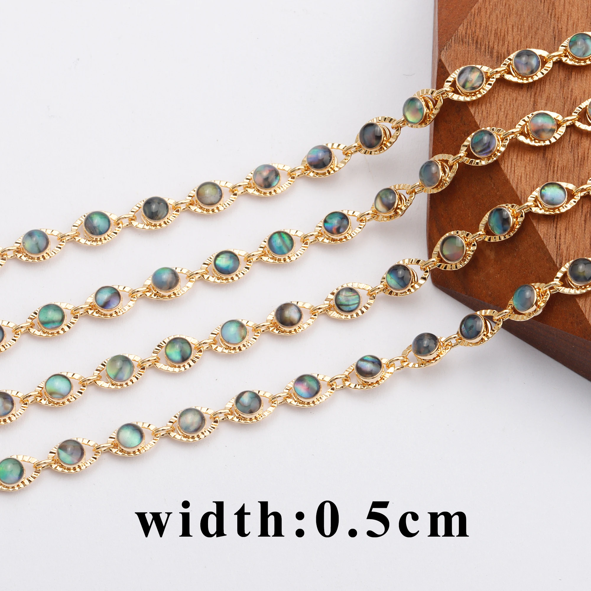 YEGUI C102 jewelry accessories 18k gold plated 0.3 microns chain zircon handmade making diy bracelet necklace 50cm/lot - купить по