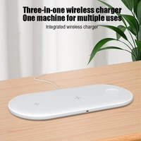 multifunctional 3 in 1 wireless charger for apple phone watch earphone for iphonesamsungairpodsiwatch 15w fast charging