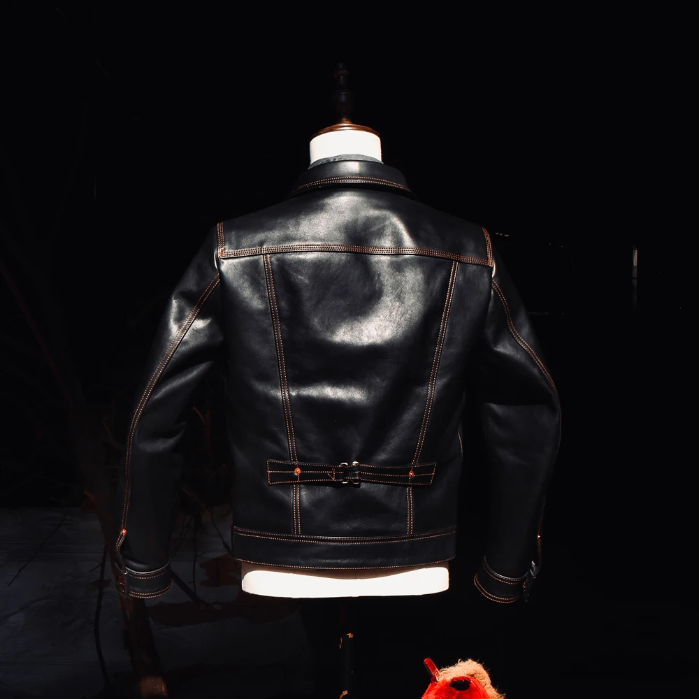 

CD506 Asian Size, Read Description Super Quality Genuine Italian Cow Leather Slim Stylish Biker Jacket