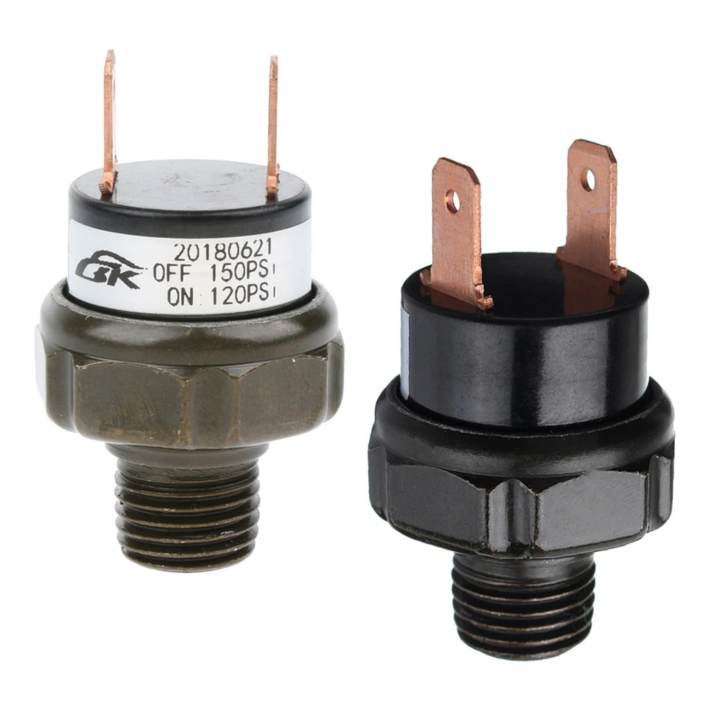 Air Pressure Switch Tank Mount Type 1/4 NPT 12V for Train/Air Horn VXA7200 | Lower Kits & Parts