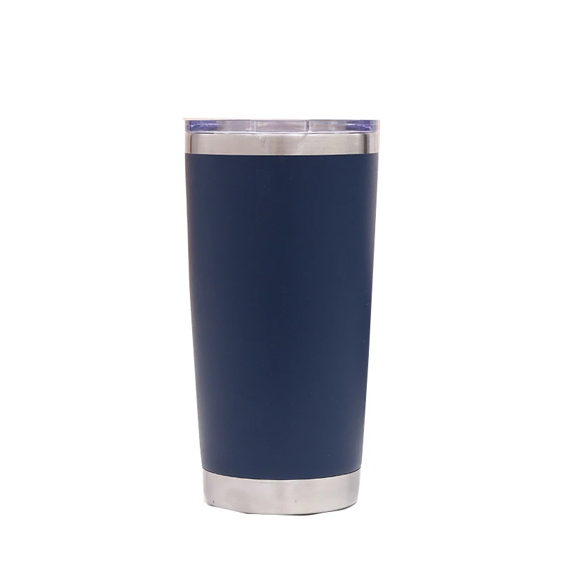 20oz sapphire Лазерная гравировка, Кастомизация 20 унций 30 унций, нержавеющая сталь, пивной стакан, стакан, дорожная пивная кружка, термос, кофейные кружки - Цвет: 20oz sapphire