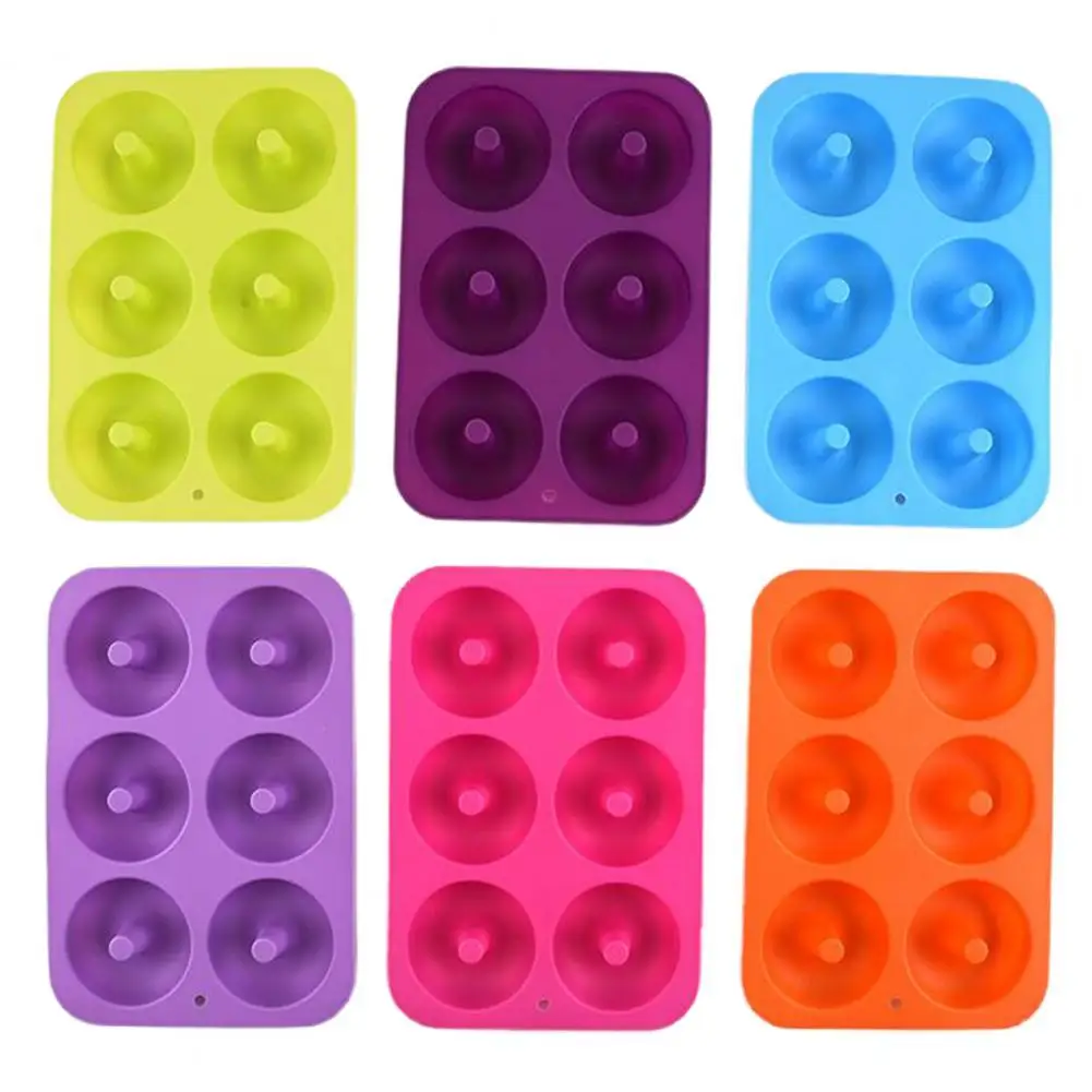 

HOT SALES!!! New Arrival Fondant Mold Donuts Shape Multi-use Silicone Chocolate Cupcake Baking Mold for Kitchen