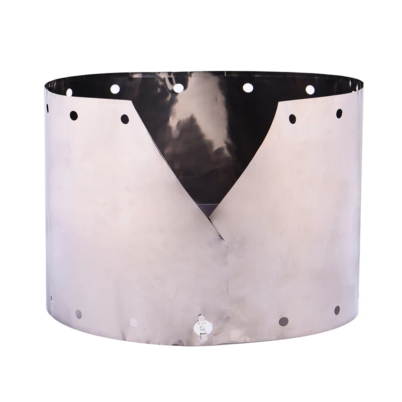 

Портативный для отдыха под открытым небом ветрозащитная плита Титан походная печка щит от ветра лобовое стекло для приготовления пищи на в...