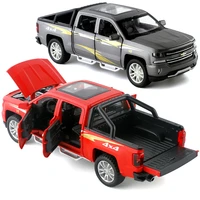 alloy pickup car model truck model suv model pull back toy kids toys door open christmas gift collection