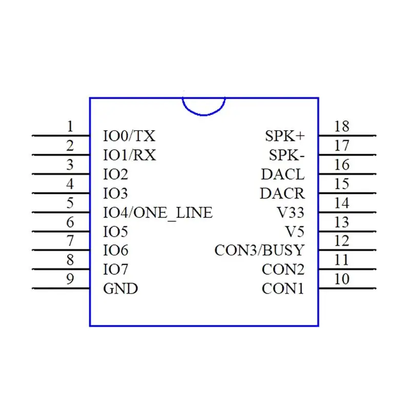 DY SV17F аудиомодуль мини MP3 плеер IO триггер USB загрузить флэш голосовой модуль