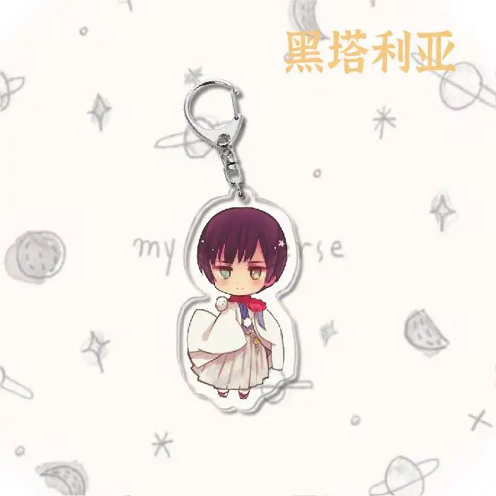 Брелок для ключей в стиле аниме милое портмоне с животными и щенком Хеталии оси