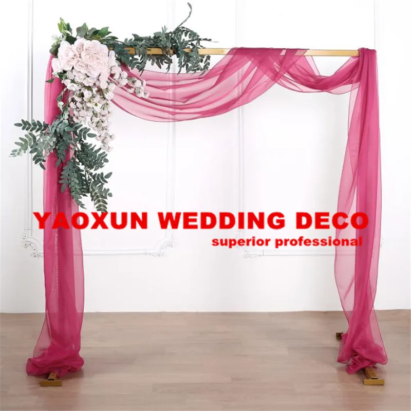 Шифоновая Свадебная драпировка в виде арки Ширина 1 5 м|Фоны для вечеринки| |