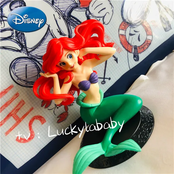 

Disney Princess Mermaid Ariel Hand-made Decoration Doll Car Swing Car Car Model