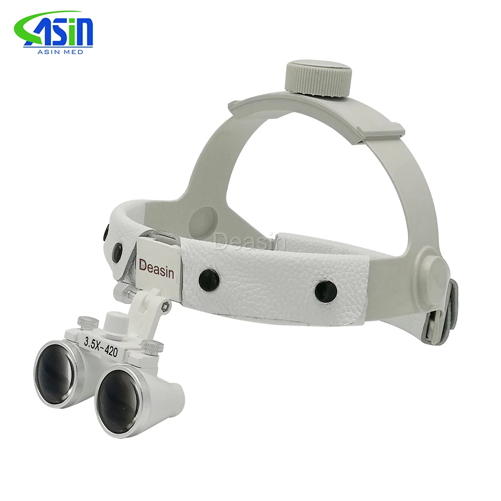 Free shipping 3.5 x headset Dental Loupe magnifier Head wear surgical loupes surgeon medical enlarging lens surgical magnifier