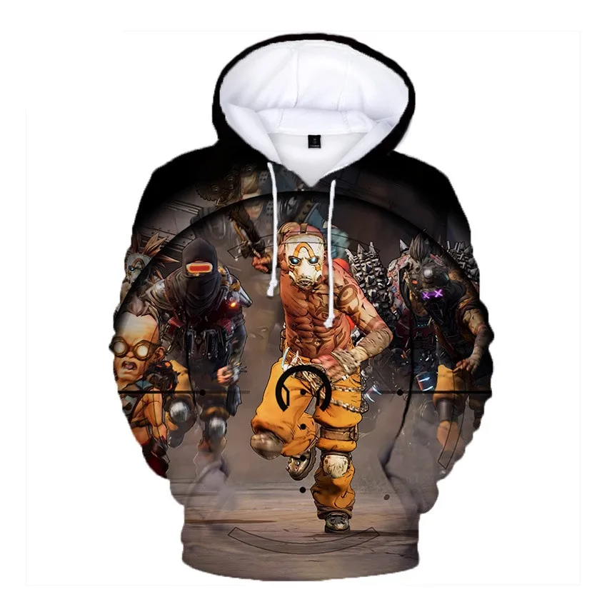 

Year of the Ox boutique new clothing 3D fashion hoodie horror pattern 3D printed long sleeve top men's sweatshirt boys pullover