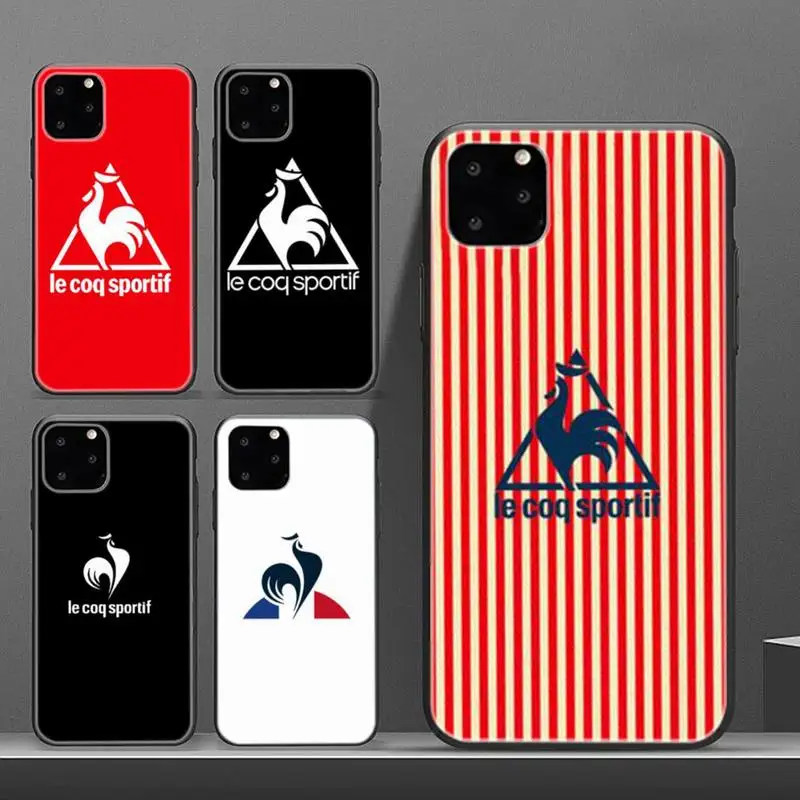 

French Sports Brand Le Coq Sportif Phone Case For Iphone 6 6s 7 8 Plus XR X XS XSmax 11 12 Pro Mini Max
