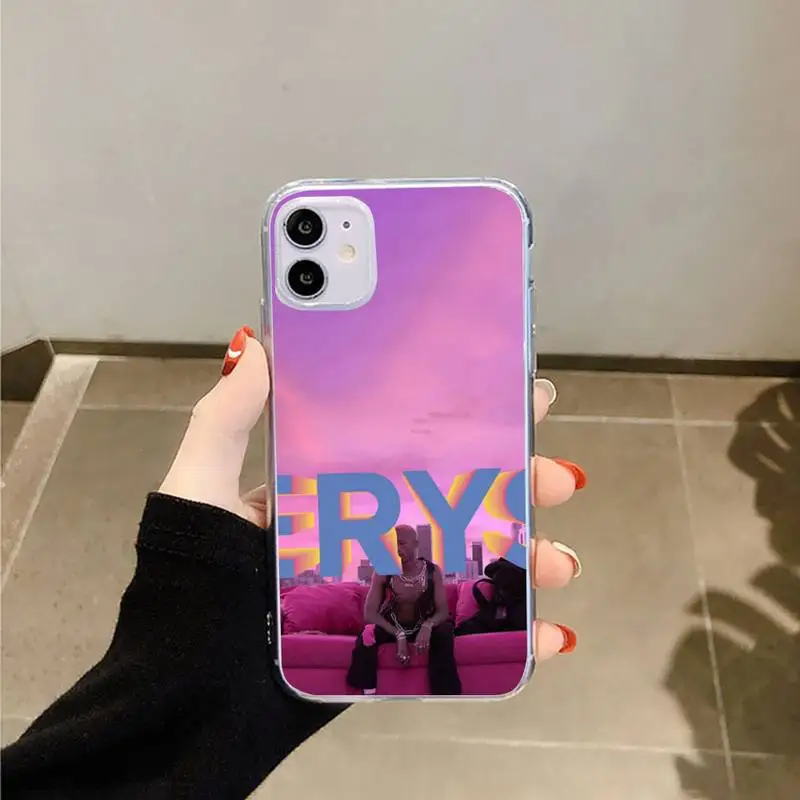 

Jaden Smith American actor singer Phone Case Transparent for iPhone 6 7 8 11 12 s mini pro X XS XR MAX Plus