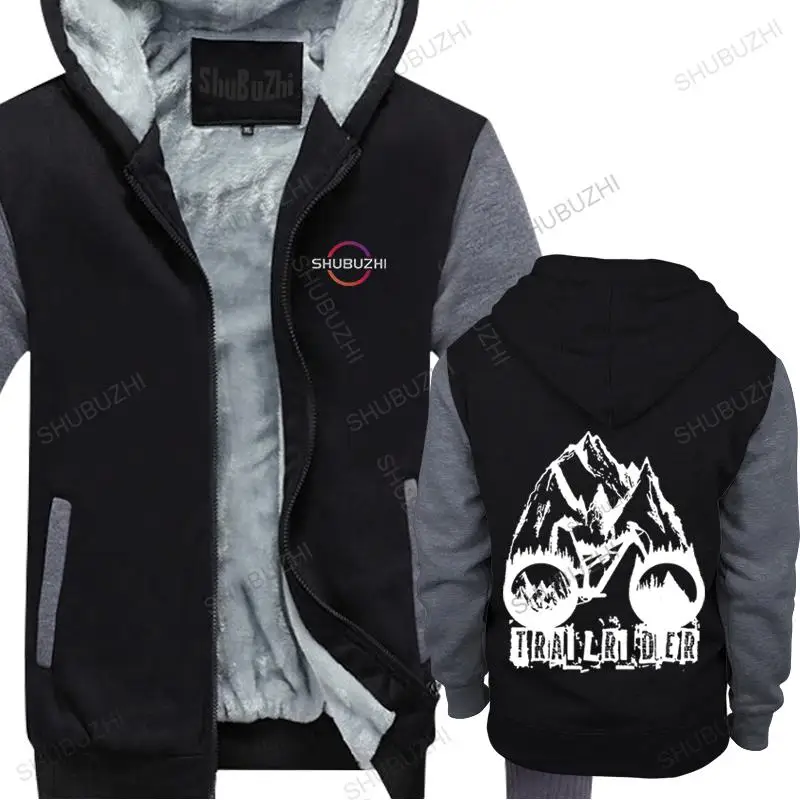 

Stylish Mens Trailrider Mountain Bike Lover thick long sleeve Cotton High Quality Designer MTB Biking hoody Oversized Clothing