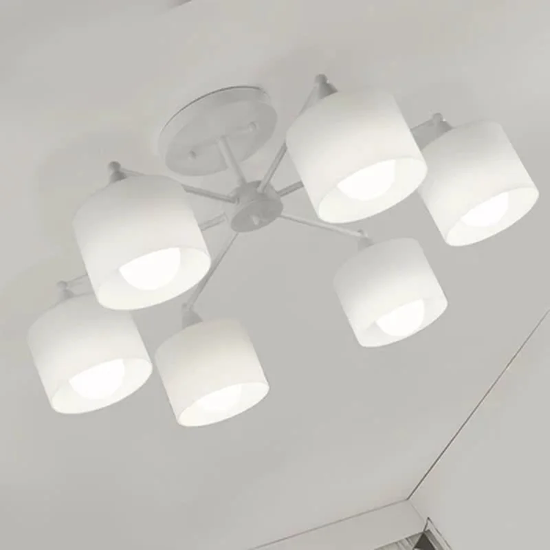 Светодиодный потолочный светильник E27 для гостиной люстра с лампами обеденные