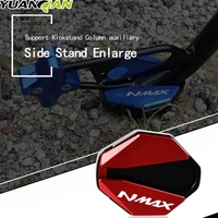 for yamaha nmax155 nmax 155 n max n max155 2020 2021 motorcycle kickstand foot side stand extension pad support plate enlarge
