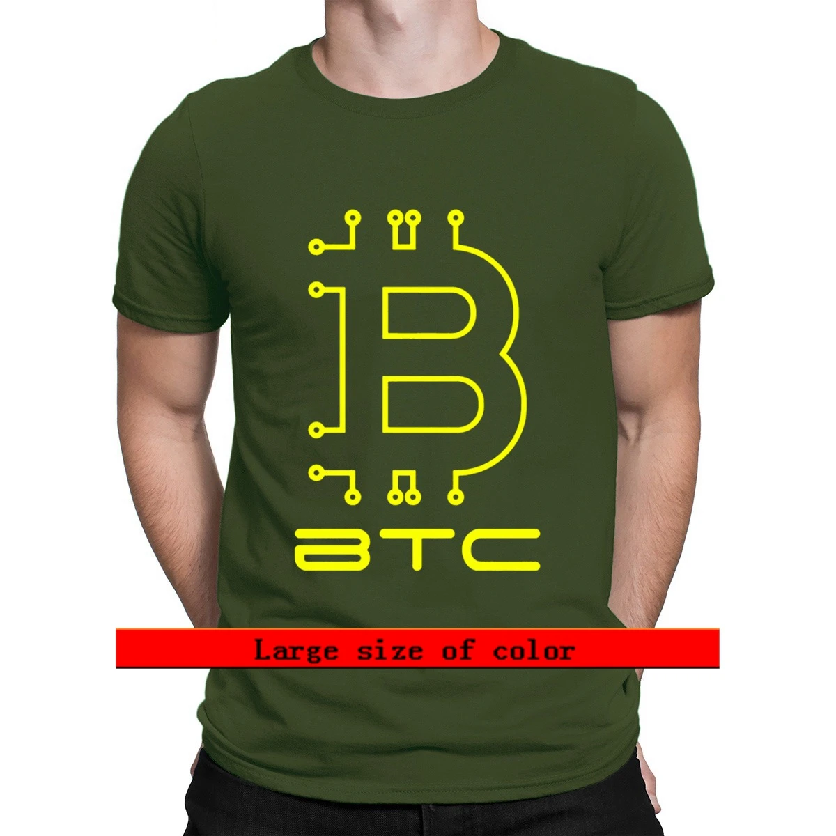 

Bitcoin Crypto Blockchain Money Moon Bestseller 2021 T Shirt Cute Designing Humor Trend Pictures Round Collar Cotton Summer