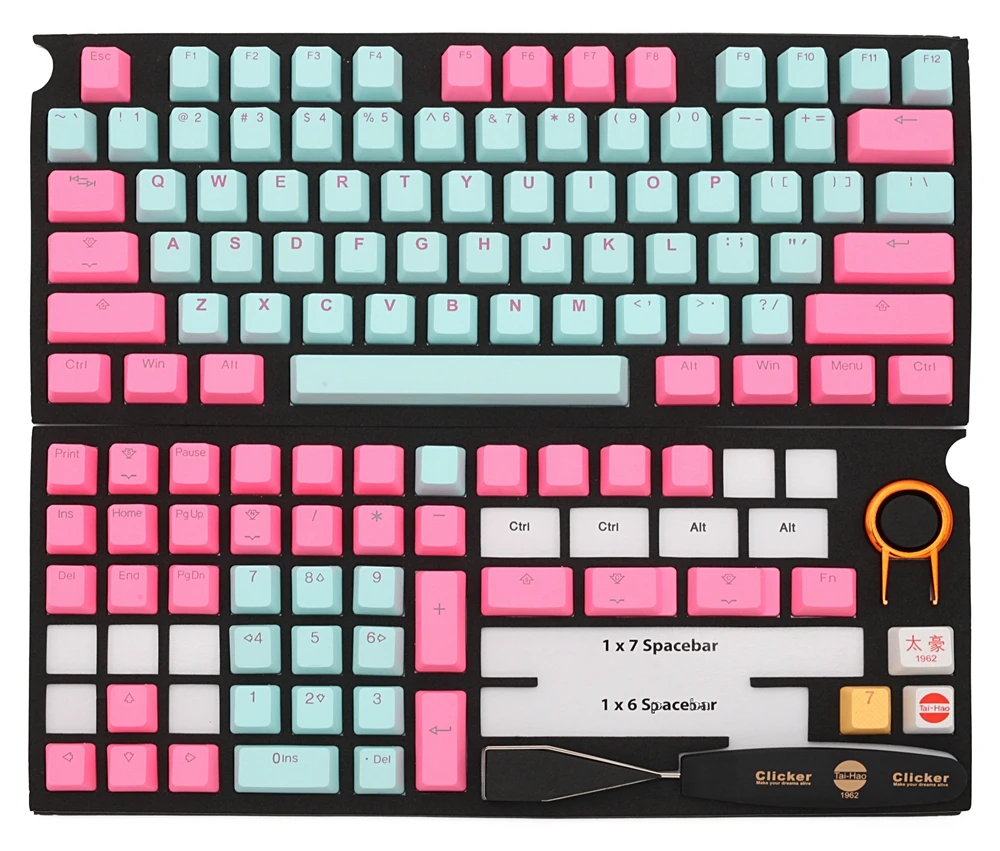 Taihao pbt двойные колпачки для клавиш самостоятельной сборки игровая механическая