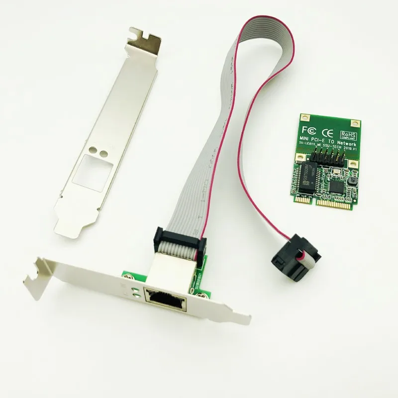 Сетевые карты H1111Z Mini PCI-E сетевая карта 1000 Мбит/с гигабитный Ethernet 10/100/1000 м сетевой