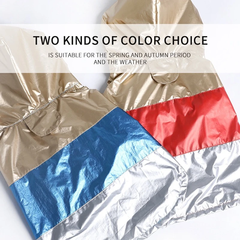 Светоотражающий дождевик для домашних животных IBC08 лыжная одежда маленьких