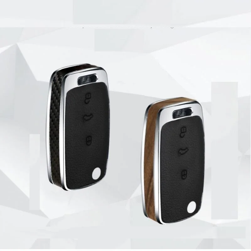 Чехол для автомобильного ключа чехол из дерева/углеродного волокна с