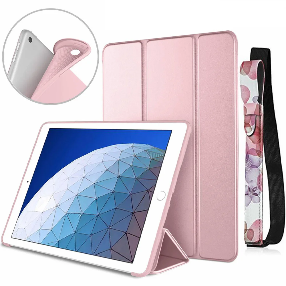 

for iPad Air 3rd Generation 10.5 Case Smart Cover Trifold Stand Soft Back for iPad Air 3 10.5 Inch 10.2 7th 2019 Auto Sleep/Wake