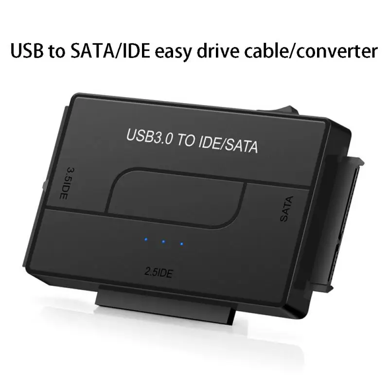 

SATA Combo USB IDE SATA Adapter Hard Disk SATA To USB3.0 Data Transfer Converter Up To 5Gbps For 2.5/3.5/5.25 Optical Drive HDD