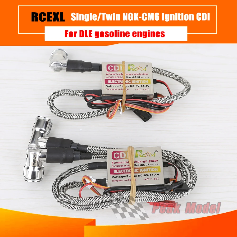 Rcexl Зажигание CDI для CM6 свеча зажигания Газ бензиновый двигатель rc самолет лучший