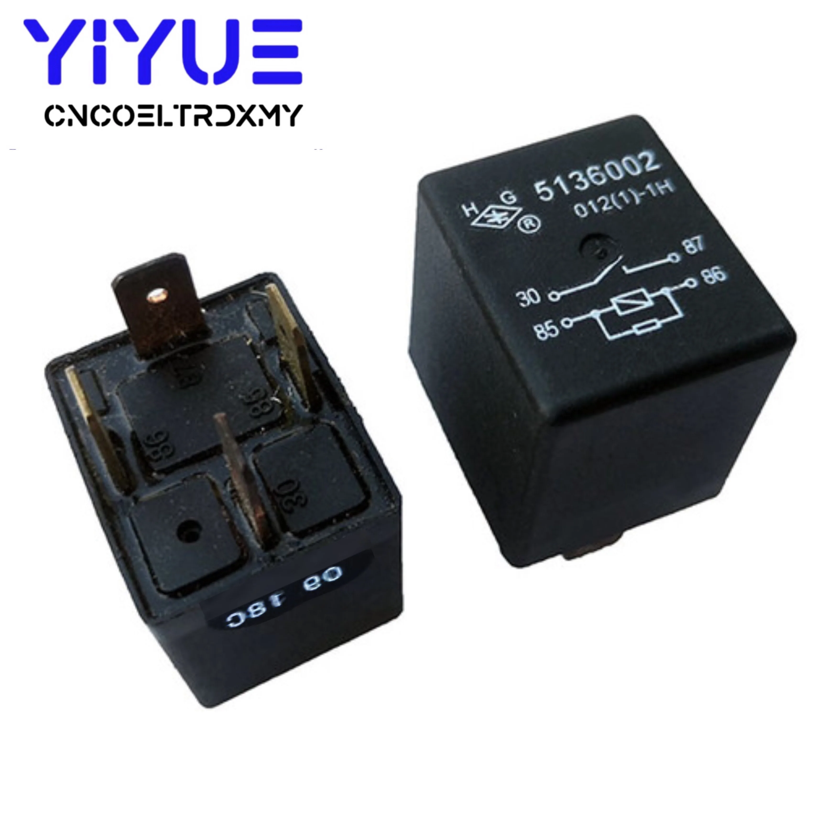 

1Pcs Automobile Relay 5136002 012(1)-1H for Geely Emgrand Circuit Board Starter Headlight Relay 12VDC 4Pin