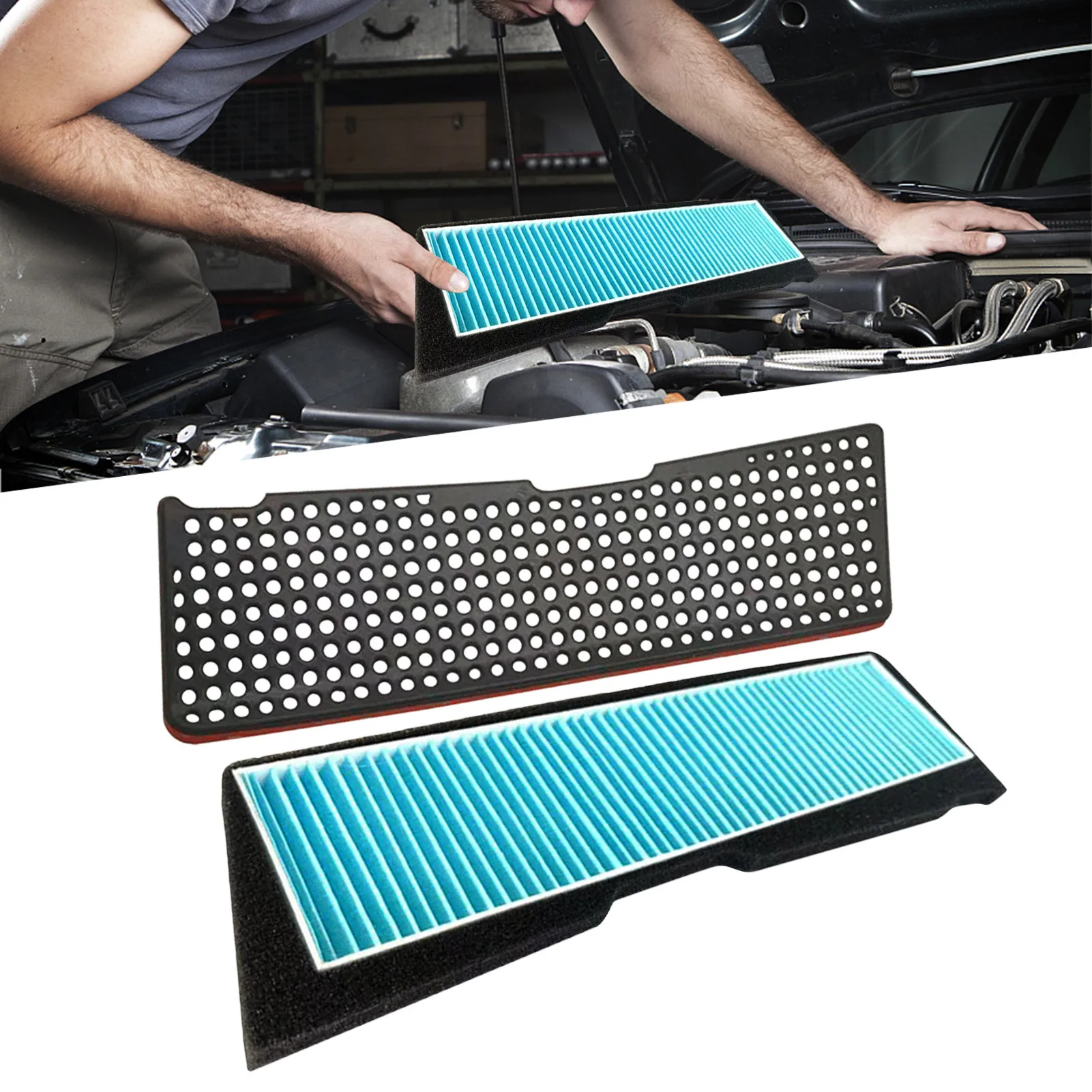 

1 Pair Car Air Intake Filter Flow Vent Cover Trim For Model 3 Anti-Blocking Protection Air Inlet Grille Cover Auto Astonishing