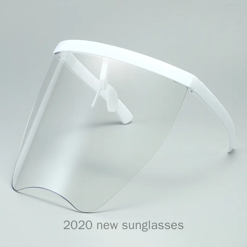 Винтажные супер большие цельные розовые белые затемненные Квадратные Солнцезащитные очки для детей