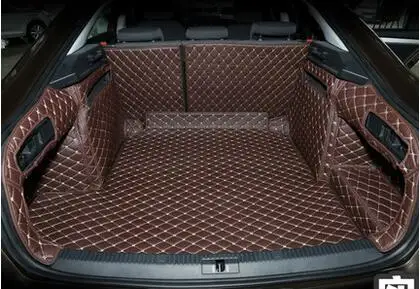 

No Odor Special Car Trunk Mats for Skoda Superb Sedan Durable Waterproof Boot Carpet