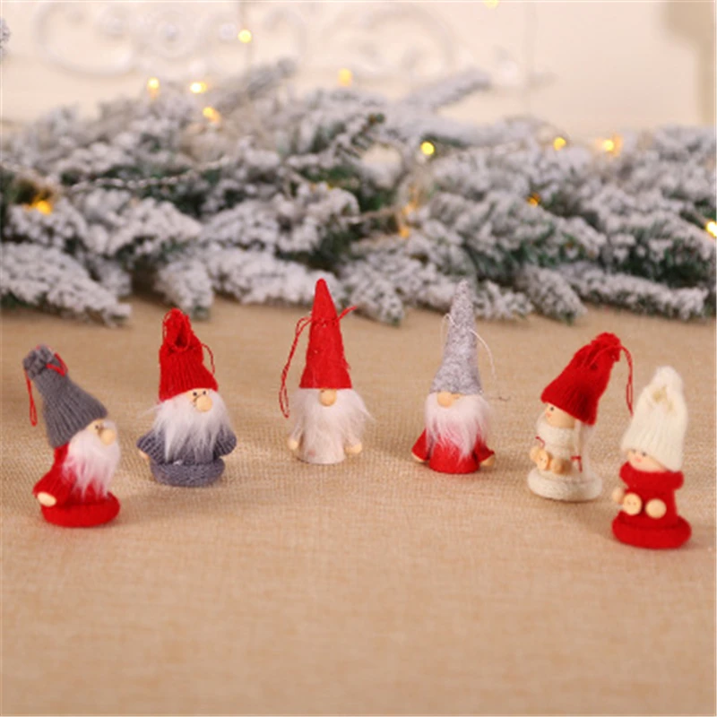 Рождественская кукла на дерево оконная Ангел украшения для кукол плюшевые