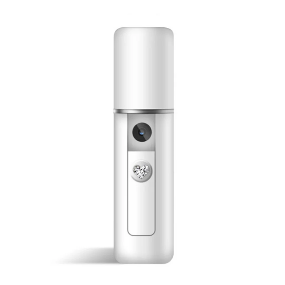 as picture Ultrasonic Skin Scrubber Skin Peeling Extractor Facial Deep Cleaning Beauty Device+ Skin Care Rejuvenation Nano Face Steamer - Цвет: as picture