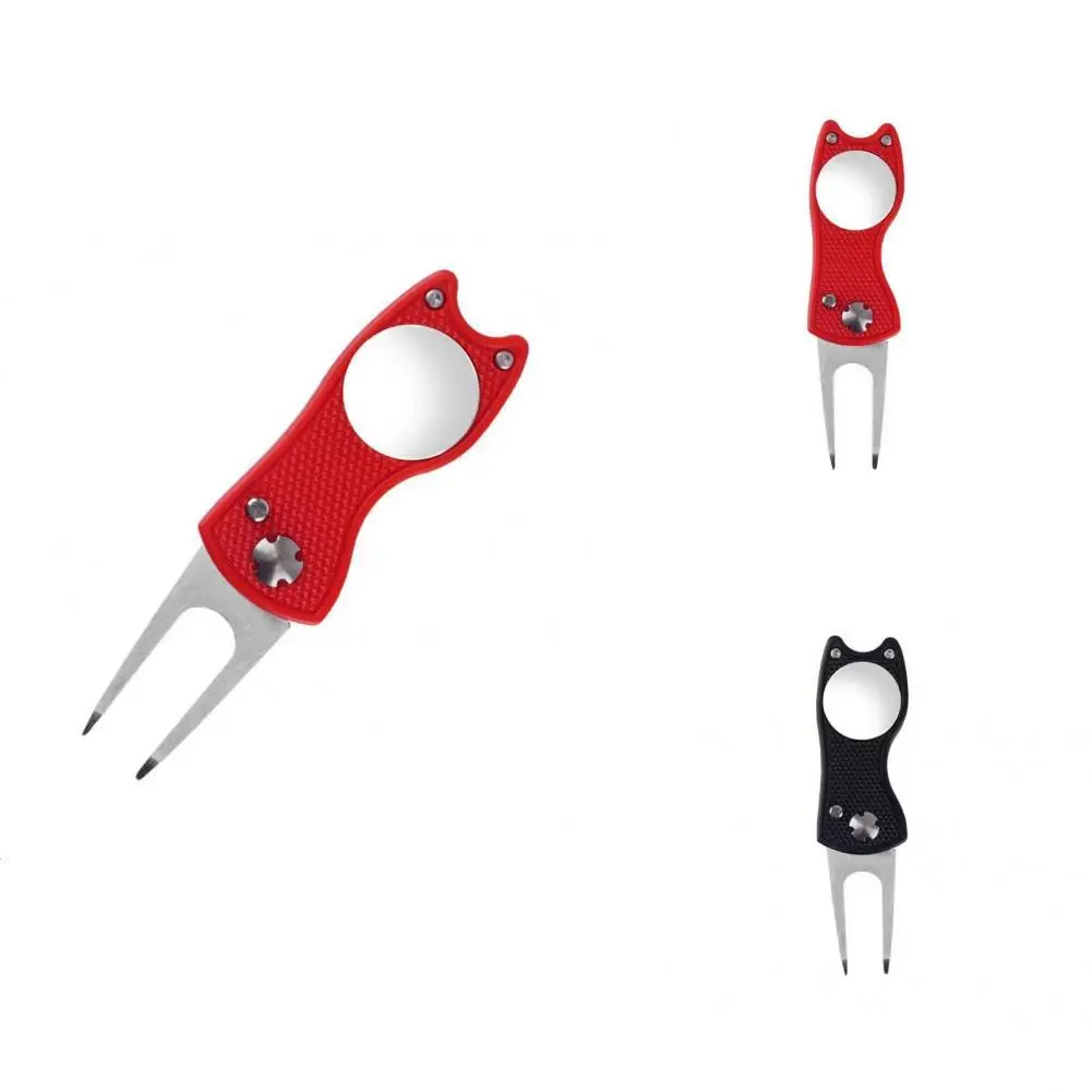 

Practical Magnetic Ball Marker Golf Divot Repair Tool Golf Accessory Divot Tool Corrosion Resistant for Home