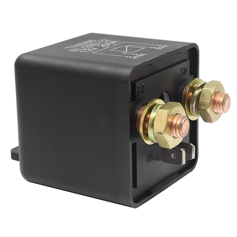 

Car Relay 12V 200A 4Pin Black Box Battery For Automobile Heavy Vehicle Truck Excavator Van Boat