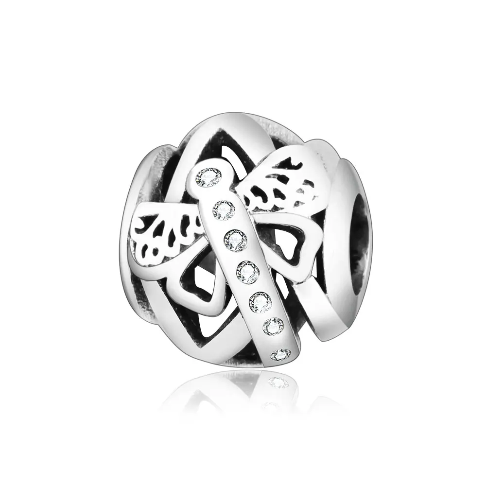 Оптовая цена подвески для браслетов из серебра 925 пробы бусины с животными