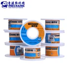 Оловянная паяльная проволока MECHANIC 0,20,30,40,50,60,8 мм 55 г, Оловянная катушка, сварочная проволока с канифольным сердечником, Неочищенный флюс 1,0