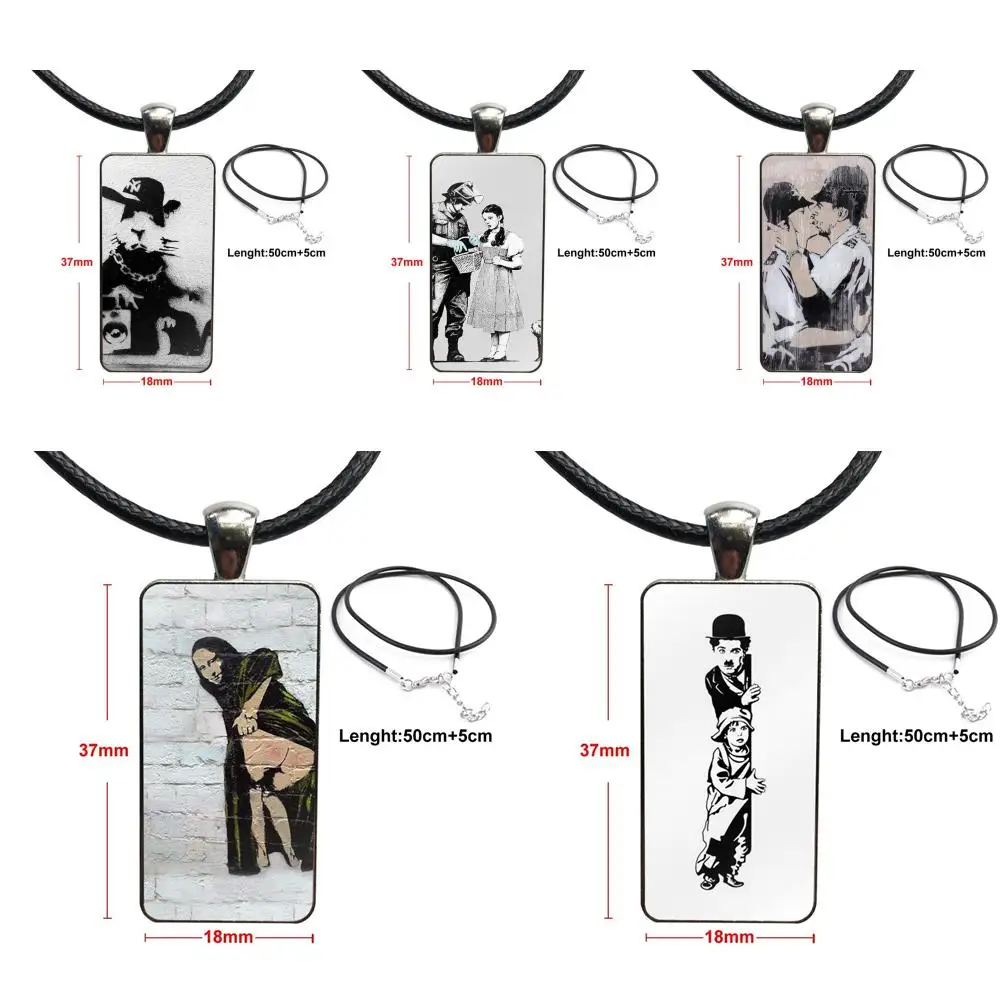 Бэнкси следуй за своей мечтой мягкий стальной цветной стеклянный кабошон с