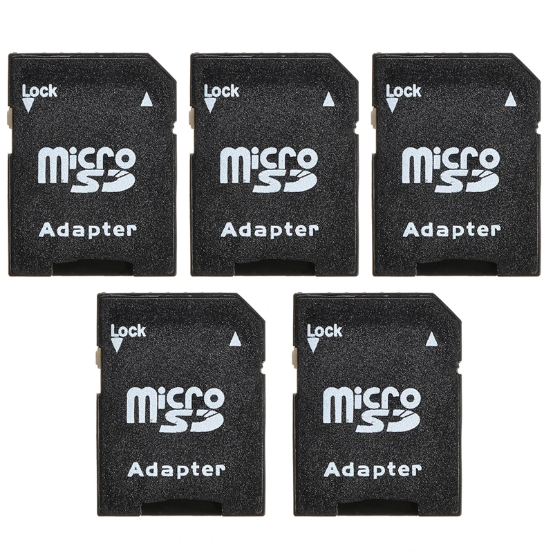 Новое поступление 5 шт. TF к Micro SD кардридер MicroSDHC флеш карта памяти адаптер для
