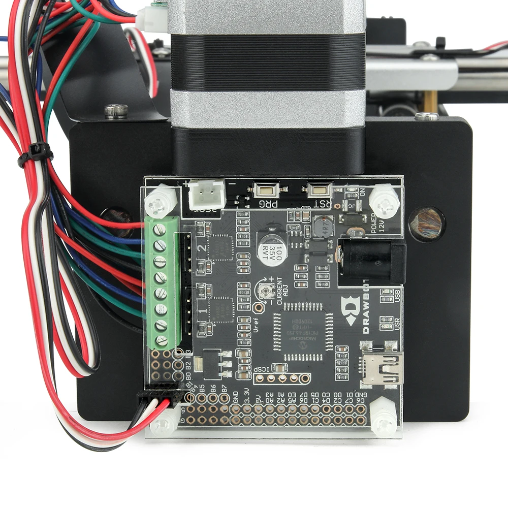 DIY плоттер Высокоточный умный пишущий рисунок Робот мини XY 2 осевая Рабочая